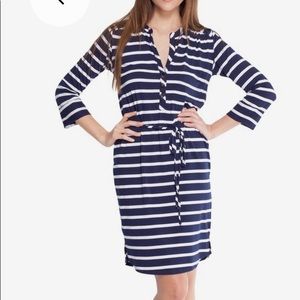 LA Made striped Henley dress